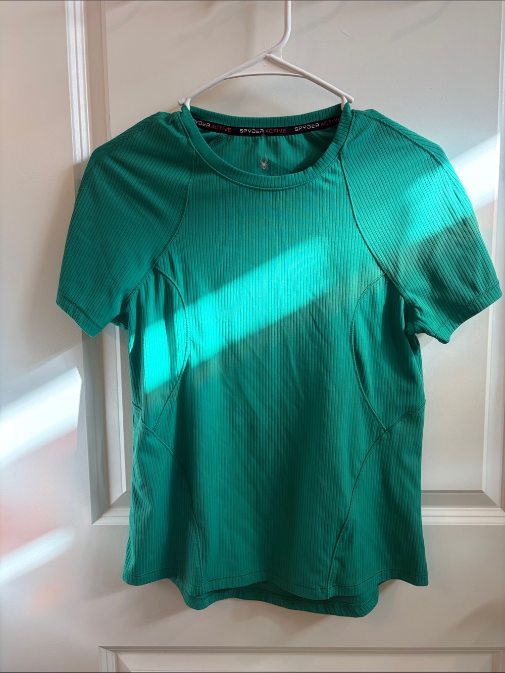 Spyder Women's Teal Green Short-Sleeve Performance Tee